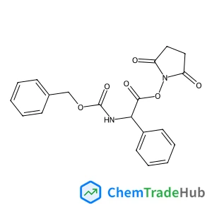 (S)-2,5-DIOXOPYRROLIDIN-1-YL-2-(((BENZYLOXY)CARBONYL)AMINO)-2-PHENYLACETATE