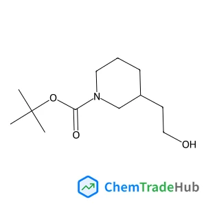 2-Methyl-2-propanyl 3-(2-hydroxyethyl)-1-piperidinecarboxylate