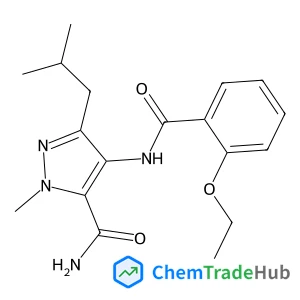 1H-Pyrazole-5-carboxamide, 4-[(2-ethoxybenzoyl)amino]-1-methyl-3-(2-methylpropyl)-