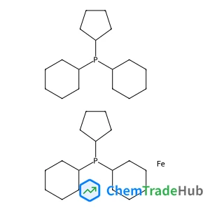 Dicyclohexyl(cyclopentyl)phosphine - iron (2:1)