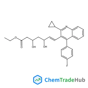 ( -(E)-ETHYL-3 ,5 -DIHYDROXY-7 -[4-(4 -FLUOROPHENYL)-2-(CYCLOPROPYL)-3-QUINOLINYL]-6 -HEPTENOATE