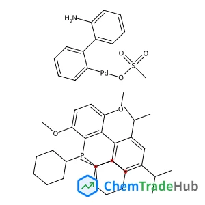 (2'-Amino-2-biphenylyl)(methanesulfonato-kappaO)palladium - dicyclohexyl(2',4',6'-triisopropyl-3,6-dimethoxy-2-biphenylyl)phosphine (1:1)