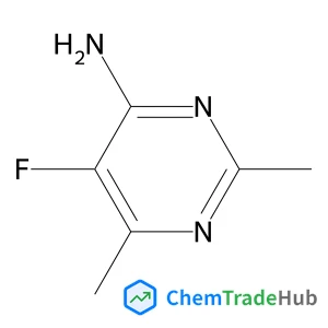 5-fluoro-2,6-dimethyl-pyrimidin-4-amine structure