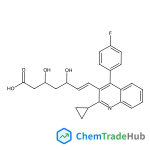 (6E)-7-[2-Cyclopropyl-4-(4-fluorophenyl)-3-quinolinyl]-3,5-dihydroxy-6-heptenoic acid