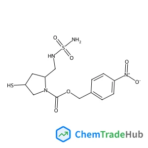 (2R,4S)-4-nitrobenzyl 4-mercapto-2-((sulfamoylamino)methyl)pyrrolidine-1-carboxylate