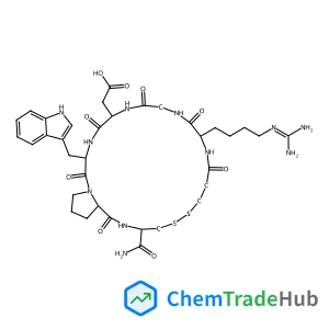 L-Cysteinamide,N6-(aminoiminomethyl)-N2-(3-mercapto-1-oxopropyl)-L-lysylglycyl-L-a-aspartyl-L-tryptophyl-L-prolyl-, cyclic (1->6)-disulfide