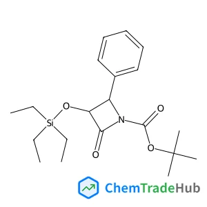 2-Methyl-2-propanyl (3R,4S)-2-oxo-4-phenyl-3-[(triethylsilyl)oxy]-1-azetidinecarboxylate