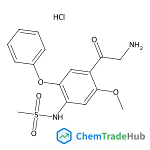 N-(4-Glycyl-5-methoxy-2-phenoxyphenyl)methanesulfonamide hydrochloride (1:1)