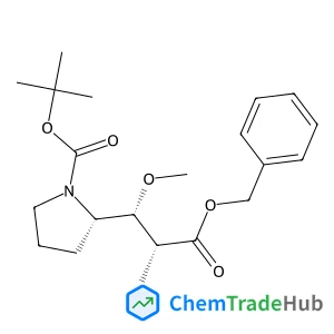 2-Methyl-2-propanyl (2S)-2-[(1R,2R)-3-(benzyloxy)-1-methoxy-2-methyl-3-oxopropyl]-1-pyrrolidinecarboxylate