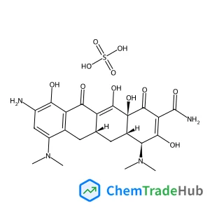 (4S,4aS,5aR,12aS)-9-Amino-4,7-bis(dimethylamino)-3,10,12,12a-tetrahydroxy-1,11-dioxo-1,4,4a,5,5a,6,11,12a-octahydro-2-tetracenecarboxamide sulfate (1:1)