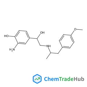 2-Amino-4-(1-hydroxy-2-{[1-(4-methoxyphenyl)-2-propanyl]amino}ethyl)phenol