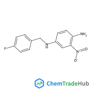 1,4-Benzenediamine, N4-[(4-fluorophenyl)methyl]-2-nitro-
