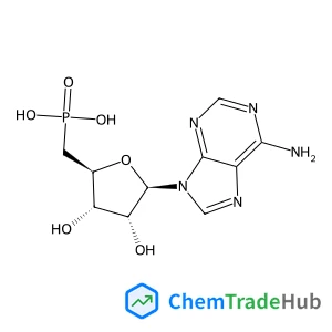 (((2S,3S,4R,5R)-5-(6-Amino-9H-purin-9-yl)-3,4-dihydroxytetrahydrofuran-2-yl)methyl)phosphonic acid