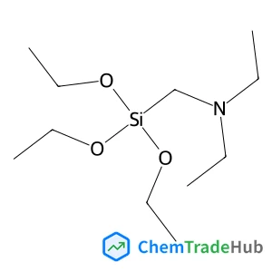 N-Ethyl-N-[(triethoxysilyl)methyl]ethanamine