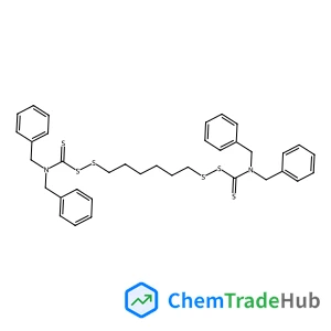 (2,15-Dibenzyl-16-phenyl-3,14-dithioxo-4,5,12,13-tetrathia-2,15-diazahexadec-1-yl)benzene