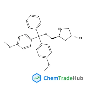 (3R,5S)-5-{[Bis(4-methoxyphenyl)(phenyl)methoxy]methyl}-3-pyrrolidinol