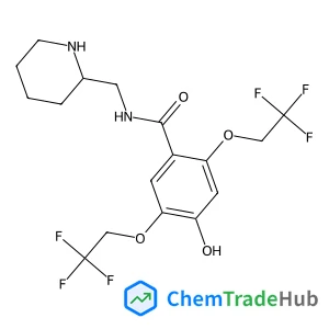 4-Hydroxy-N-(2-piperidinylmethyl)-2,5-bis(2,2,2-trifluoroethoxy)benzamide