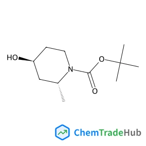 2-Methyl-2-propanyl (2R,4S)-4-hydroxy-2-methyl-1-piperidinecarboxylate