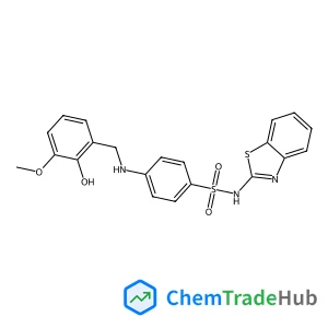 N-(1,3-Benzothiazol-2-yl)-4-[(2-hydroxy-3-methoxybenzyl)amino]benzenesulfonamide