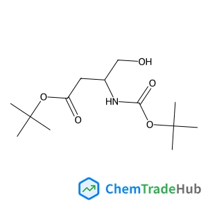 2-Methyl-2-propanyl (3S)-4-hydroxy-3-({[(2-methyl-2-propanyl)oxy]carbonyl}amino)butanoate