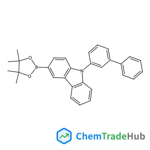 9-(3-Biphenylyl)-3-(4,4,5,5-tetramethyl-1,3,2-dioxaborolan-2-yl)-9H-carbazole