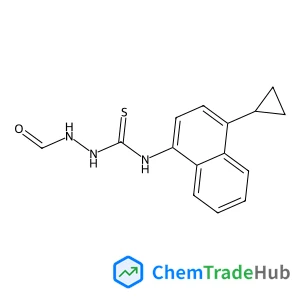 N-(4-Cyclopropyl-1-naphthyl)-2-formylhydrazinecarbothioamide