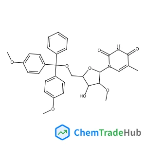 1-((2R,3R,4R,5R)-5-((bis(4-methoxyphenyl)(phenyl)methoxy)methyl)-4-hydroxy-3-methoxytetrahydrofuran-2-yl)-5-methylpyrimidine-2,4(1H,3H)-dione