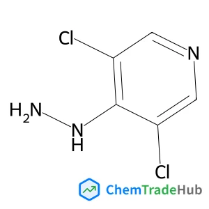 3,5-Dichloro-4-hydrazinopyridine structure