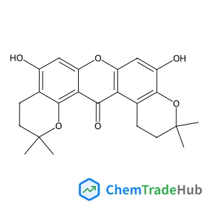 5,9-Dihydroxy-2,2,11,11-tetramethyl-3,4,12,13-tetrahydro-2H-dipyrano[2,3-a:2',3'-j]xanthen-14(11H)-one