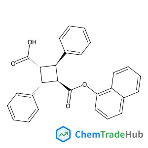 (1R,2R,3R,4R)-3-[(1-Naphthyloxy)carbonyl]-2,4-diphenylcyclobutanecarboxylic acid