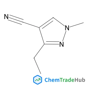 3-Ethyl-1-methyl-1H-pyrazole-4-carbonitrile structure
