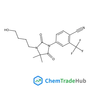 4-[3-(4-Hydroxybutyl)-4,4-dimethyl-2,5-dioxo-1-imidazolidinyl]-2-(trifluoromethyl)benzonitrile