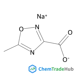 Sodium 5-methyl-1,2,4-oxadiazole-3-carboxylate structure