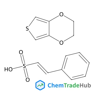Poly(2-phenylethenesulfonic acid compound with 2,3-dihydrothieno[3,4-b][1,4]dioxine)