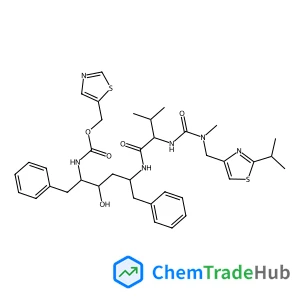 N-[(2S,4S,5S)-4-Hydroxy-1,6-diphenyl-5-{[(1,3-thiazol-5-ylmethoxy)carbonyl]amino}-2-hexanyl]-N~2~-{[(2-isopropyl-1,3-thiazol-4-yl)methyl](methyl)carbamoyl}-L-valinamide