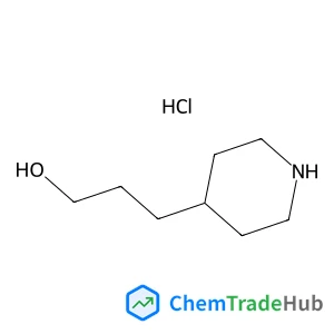 3-(4-Piperidinyl)-1-propanol hydrochloride (1:1)