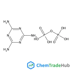 Diphosphoric acid - 1,3,5-triazine-2,4,6-triamine (1:1)