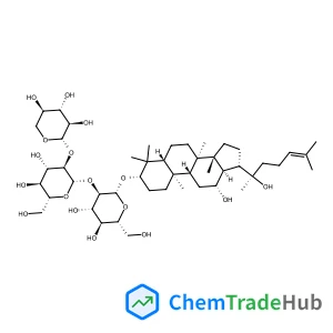 (3beta,12beta,20R)-12,20-Dihydroxydammar-24-en-3-yl beta-D-xylopyranosyl-(1->2)-beta-D-glucopyranosyl-(1->2)-beta-D-glucopyranoside