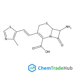 (6R,7R)-7-amino-3-[(Z)-2-(4-methyl-1,3-thiazol-5-yl)ethenyl]-8-oxo-5-thia-1-azabicyclo[4.2.0]oct-2-ene-2-carboxylic acid