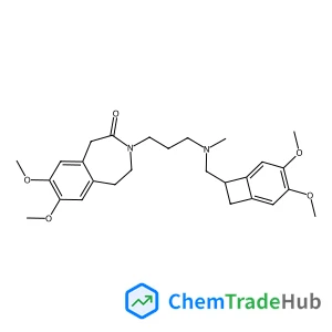 3-{3-[{[(7S)-3,4-Dimethoxybicyclo[4.2.0]octa-1,3,5-trien-7-yl]methyl}(methyl)amino]propyl}-7,8-dimethoxy-1,3,4,5-tetrahydro-2H-3-benzazepin-2-one