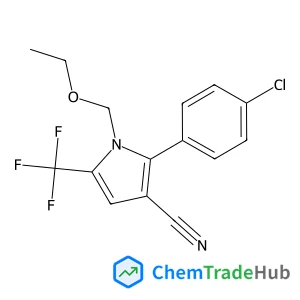 1H-Pyrrole-3-carbonitrile, 2-(4-chlorophenyl)-1-(ethoxymethyl)-5-(trifluoromethyl)-