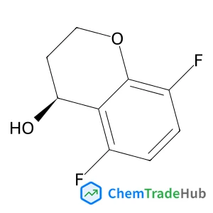(4S)-5,8-Difluoro-4-chromanol structure