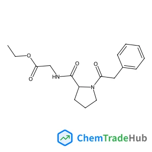 Ethyl 1-(phenylacetyl)-L-prolylglycinate