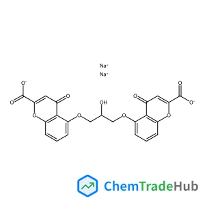 Disodium 5,5'-[(2-hydroxy-1,3-propanediyl)bis(oxy)]bis(4-oxo-4H-chromene-2-carboxylate)