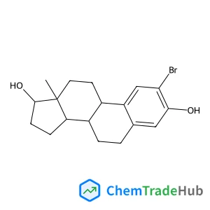 Estra-1,3,5(10)-triene-3,17-diol, 2-bromo-, (17β)- Estra-1,3,5(10)-triene-3,17-diol, 2-bromo-, (17β)-