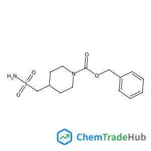 Benzyl 4-(sulfamoylmethyl)-1-piperidinecarboxylate Chemical_Structure_Of