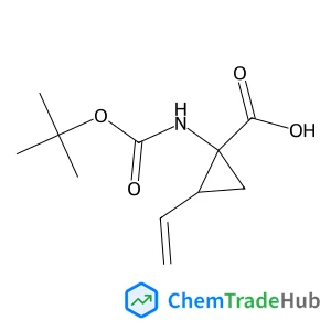 (1R,2S)-1-({[(2-Methyl-2-propanyl)oxy]carbonyl}amino)-2-vinylcyclopropanecarboxylic acid