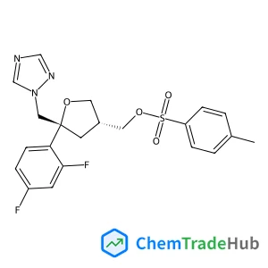 1,4-Anhydro-2,3,5-trideoxy-4-(2,4-difluorophenyl)-2-({[(4-methylphenyl)sulfonyl]oxy}methyl)-5-(1H-1,2,4-triazol-1-yl)-D-erythro-pentitol