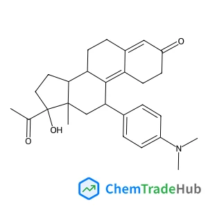 (11beta)-11-[4-(Dimethylamino)phenyl]-17-hydroxy-19-norpregna-4,9-diene-3,20-dione