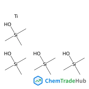 Titanium(4+) tetrakis(trimethylsilanolate) structure